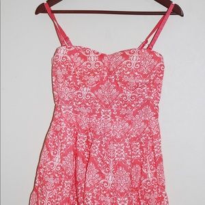 Coral short dress